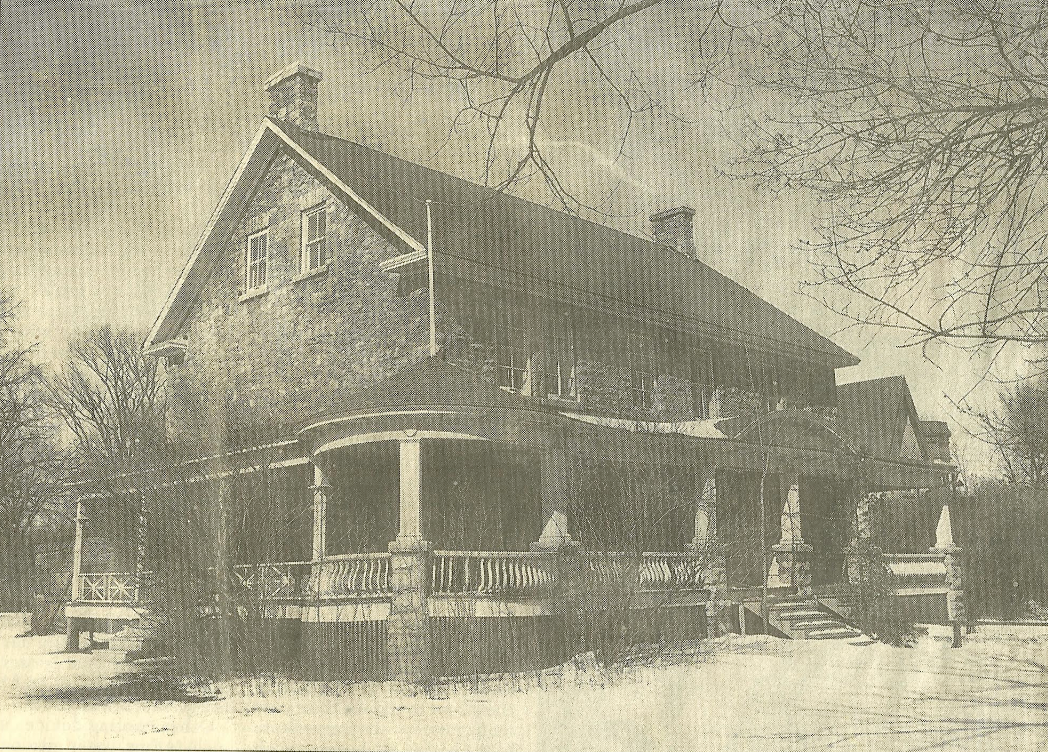 The semi-detached home of Nicholas and Robert Sparks in Overbrook, son of George Sparks, was constructed in 1865 on Lot 8 of Junction Gore. (Nicholas lived on the left side and Robert on the right.) This house still stands today at 936-940 North River Road. Lot 8 extended from the Rideau River east to the current St. Laurent Boulevard, straddling both sides of a road that would later become known as Donald Street.