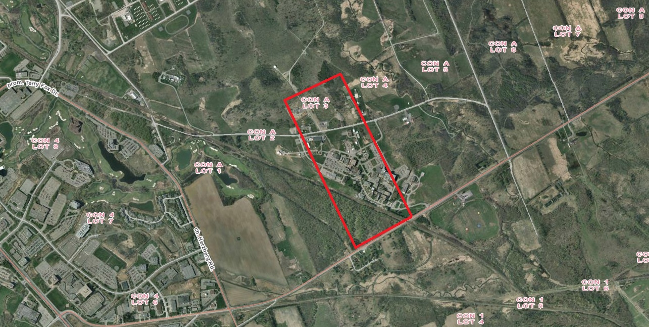 Lot 3 Concession A Ottawa Front, Nepean Township property owned by John Boucher. [Source: Wayne Lester]