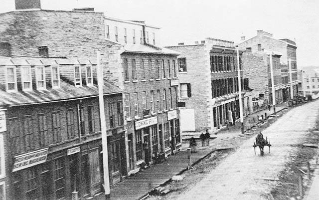 Metcalfe and Sparks Street ca.1864 as seen many times by Nicholas Sparks.
