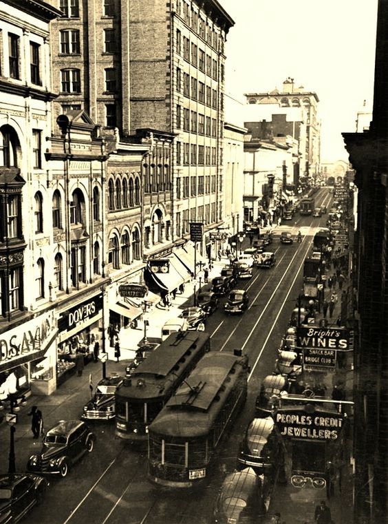 Sparks Street, Ottawa, 1930s.